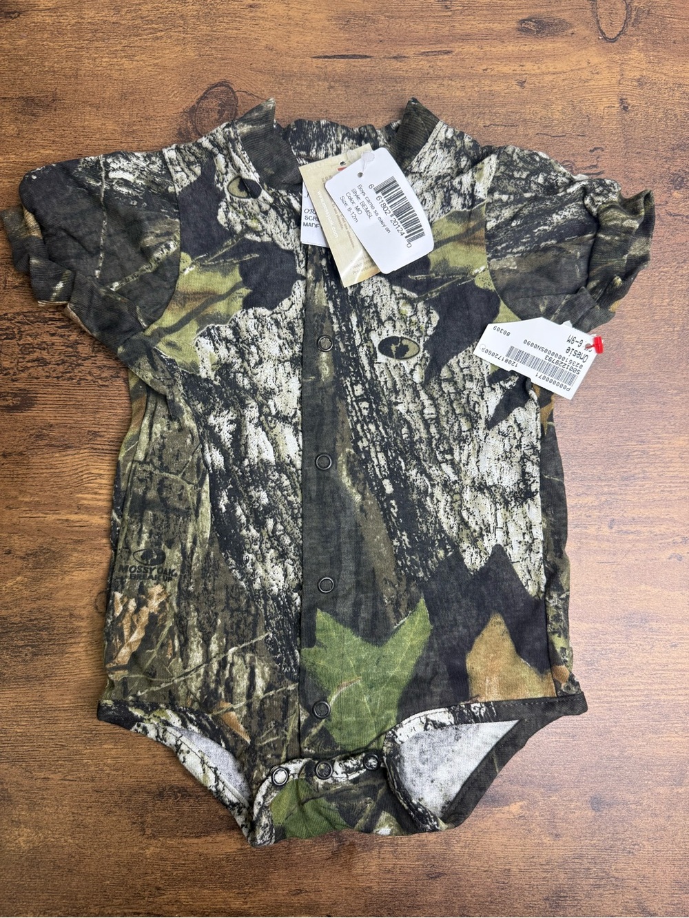 ⭐️5 for $20⭐️ Jordan Lee Baby Camo Snap Romper 6-12M